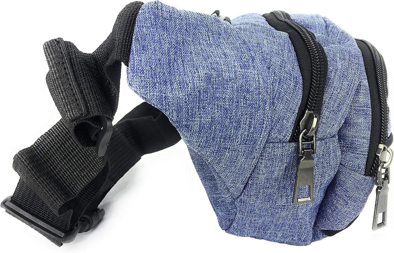 Unisex Adult 4-Pocket Modern Bum Bag Waist Fanny Pack (Purple)