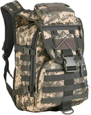 UNISTRENGH 40L Tactical Military Molle Backpack Water&Abrasion Resistant Trekking Bag for Outdoor Traveling Mountaineering Hunting (ACU Digtial)
