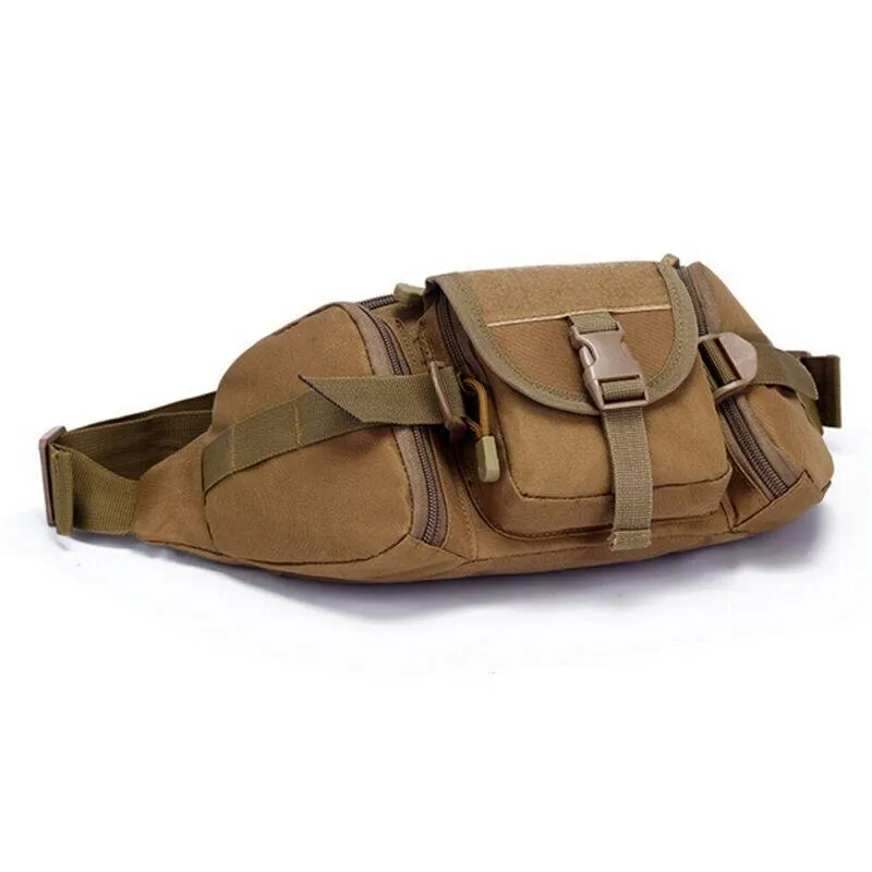 Utility Tactical Waist Pack Outdoor Bag Pouch Military Camping Hiking Waist Water Bottle Belt Bags Camouflage Waist Fanny Pack