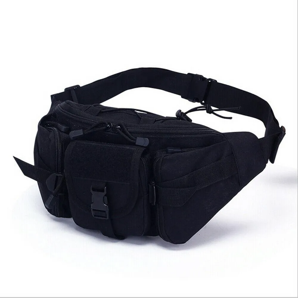 Utility Tactical Waist Pack Outdoor Bag Pouch Military Camping Hiking Waist Water Bottle Belt Bags Camouflage Waist Fanny Pack