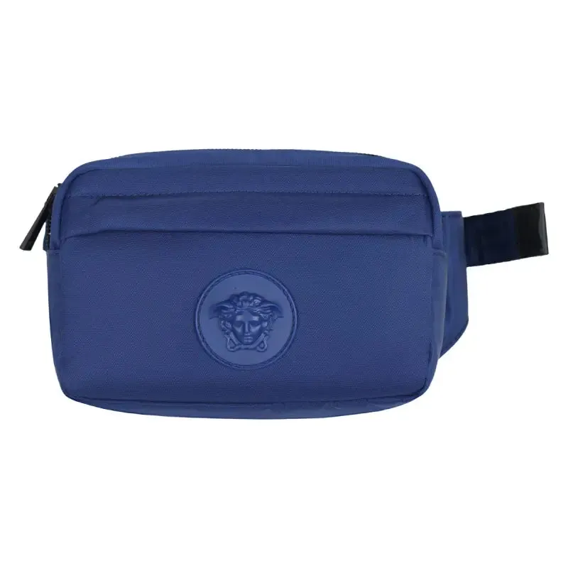 Versace Blue Medusa Kids Belt Bag
