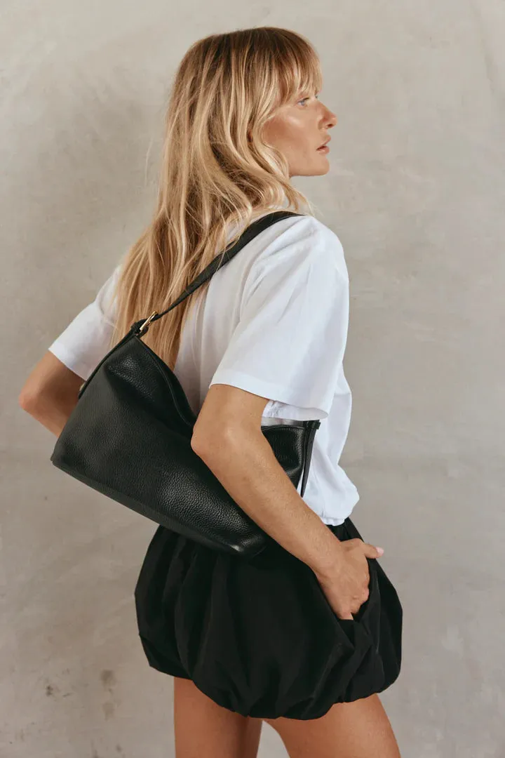 Vestirsi Eden Leather Shoulder Bag Black