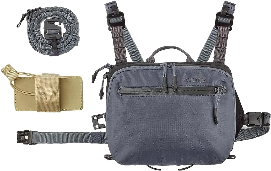 VIKTOS Tactical Pocketed Low Key Chest Rig, One Size, Midwatch
