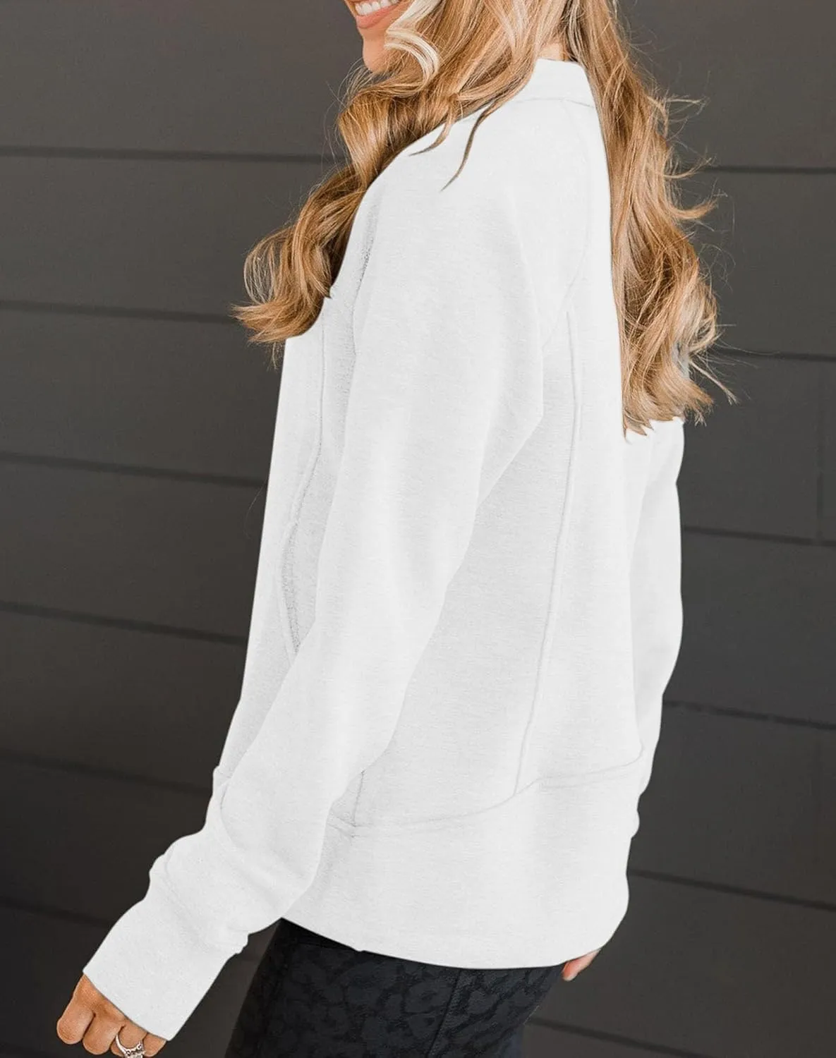 Vivitulip Women’s Full Zip Up Athletic Jacket Long Sleeve Lightweight Pocketed Workout Coat Tops with Thumb Holes
