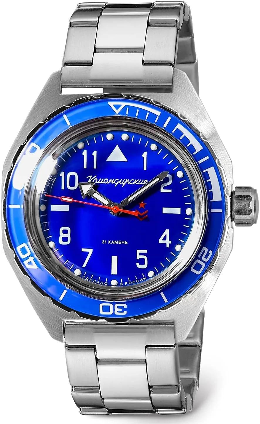 VOSTOK | Komandirskie 650852 Automatic Mechanical Self-Winding Diver Wrist Watch