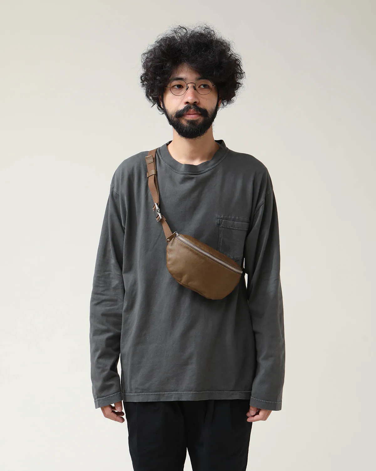 WAIST POUCH COW LEATHER