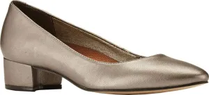 Walking Cradles Heidi Dark Silver Metallic Leather 10.5 W (D)