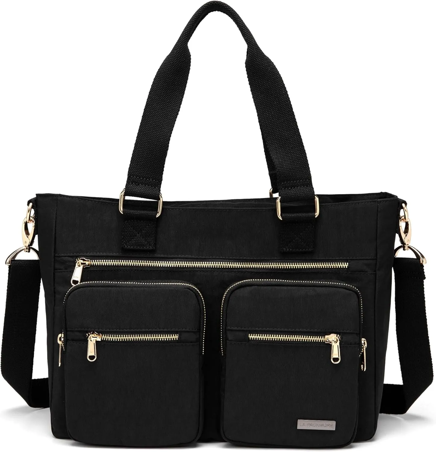 Water Repellent Nylon Shoulder Handbag - Laptop Tote Briefcase Clinical Bag