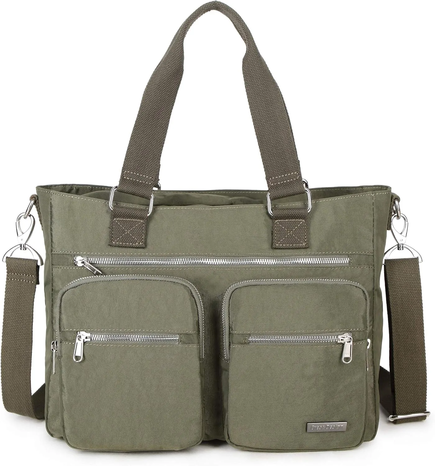 Water Repellent Nylon Shoulder Handbag - Laptop Tote Briefcase Clinical Bag