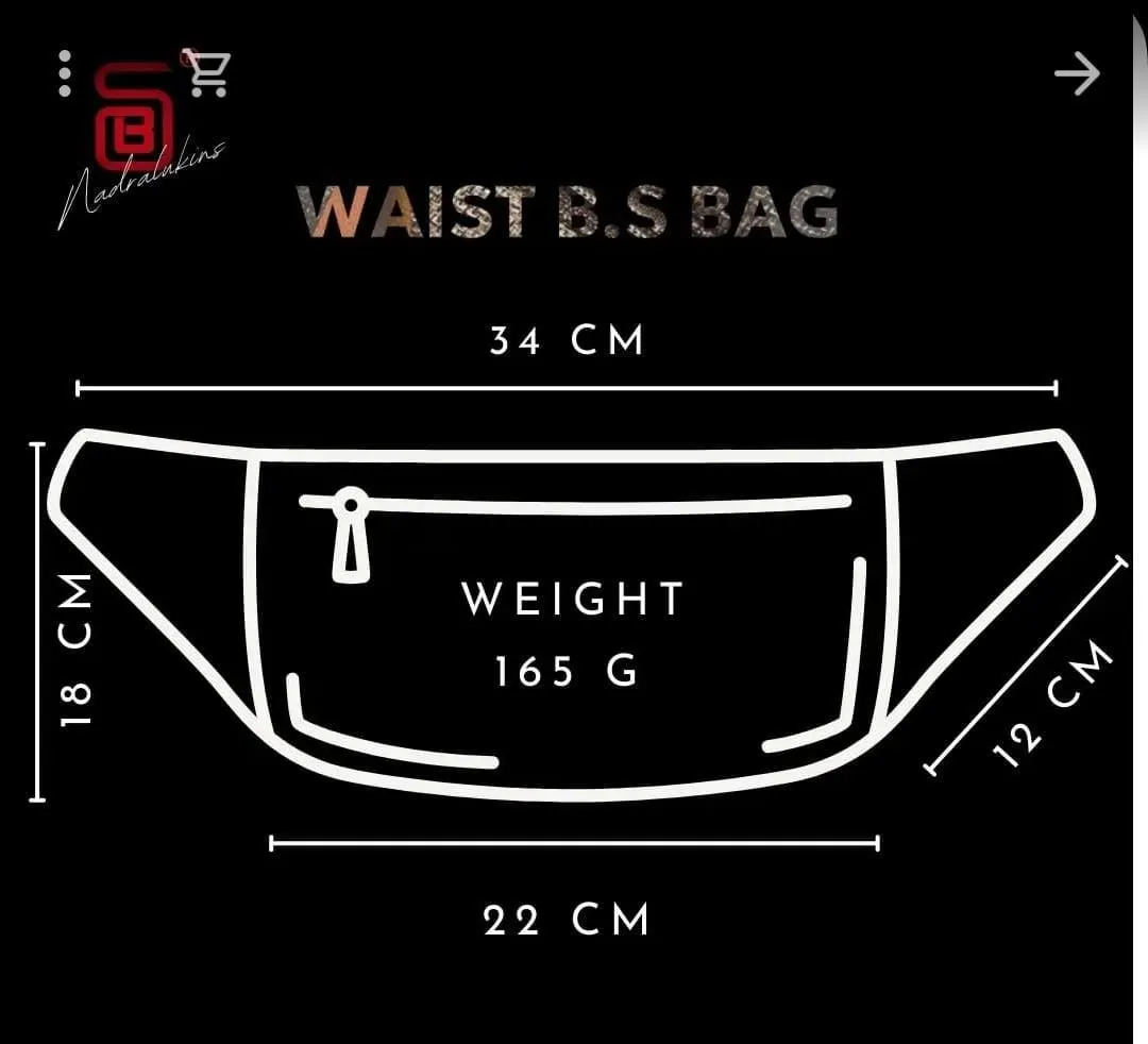 Waterproof Fanny Bag - Black