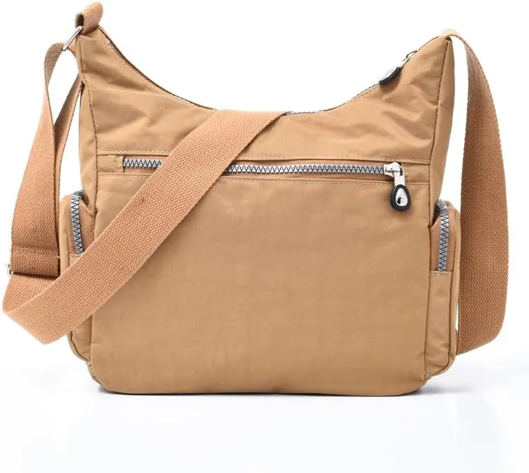 Waterproof Nylon Crossbody Bag for Women Large Capacity Shoulder Bag Travel Purses and Handbag