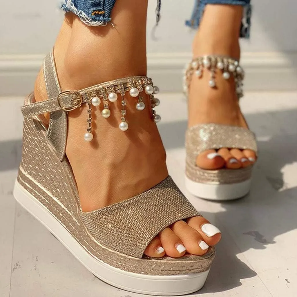 Wedge Sandals for Women Adjustable Hook and Loop Closure Gladiator Sandals with Platform Heel for Outdoor Vacation Orthopedic Sandal Beach Dressy Flip Flops for Wide Toe 2025 Spring