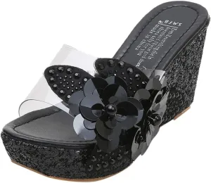 Wedge Sandals for Women Adjustable Hook and Loop Closure Gladiator Sandals with Platform Heel for Outdoor Vacation Orthopedic Sandal Beach Dressy Flip Flops for Wide Toe 2025 Spring