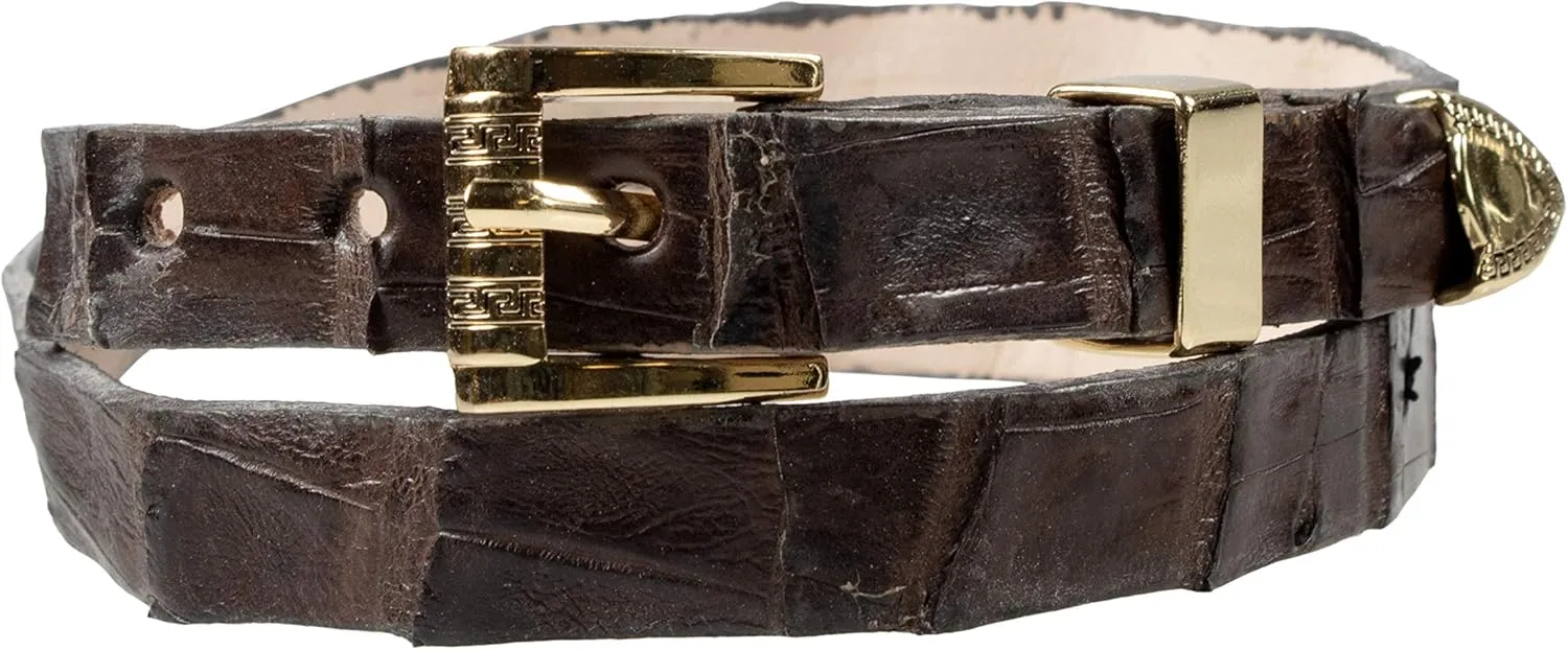 Western Cowboy Hat Band Crocodile Leather Multiple Colors Toquillas para texanas