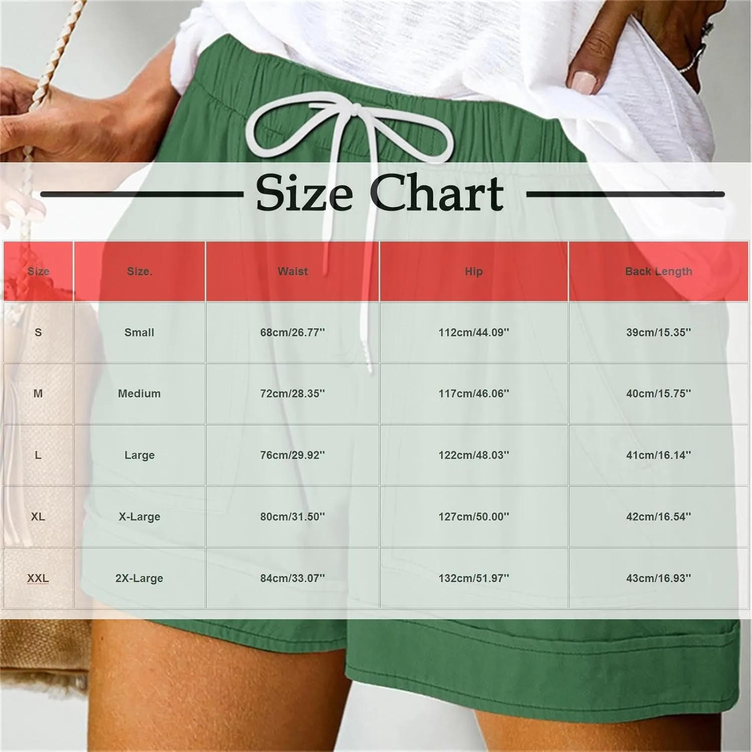 Women Comfy Drawstring Casual Elastic Waist Printed Shorts Summer Beach Lightweight Short Pants with Pockets