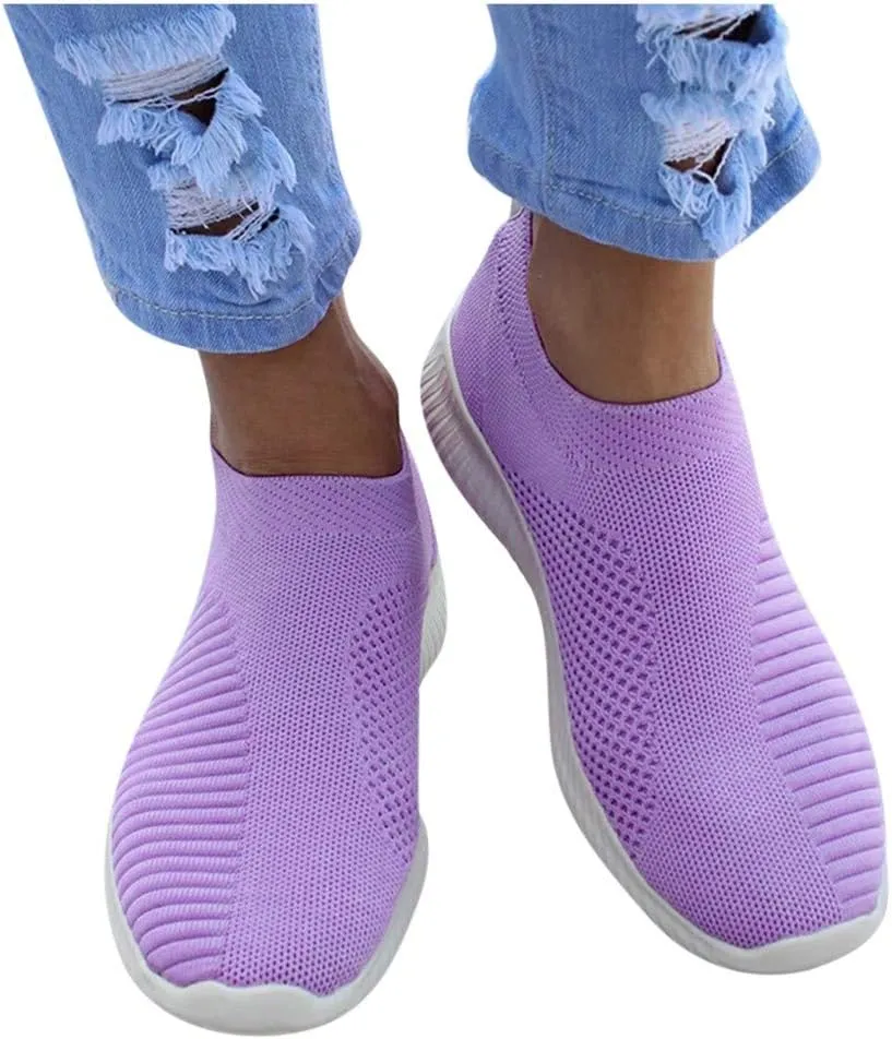 Women Running Shoes Lightweight Tennis Shoes Non Slip Running Shoes for Men Walking Shoes Casual Wedge Sneakers White Tennis Shoe Loafers Shoe