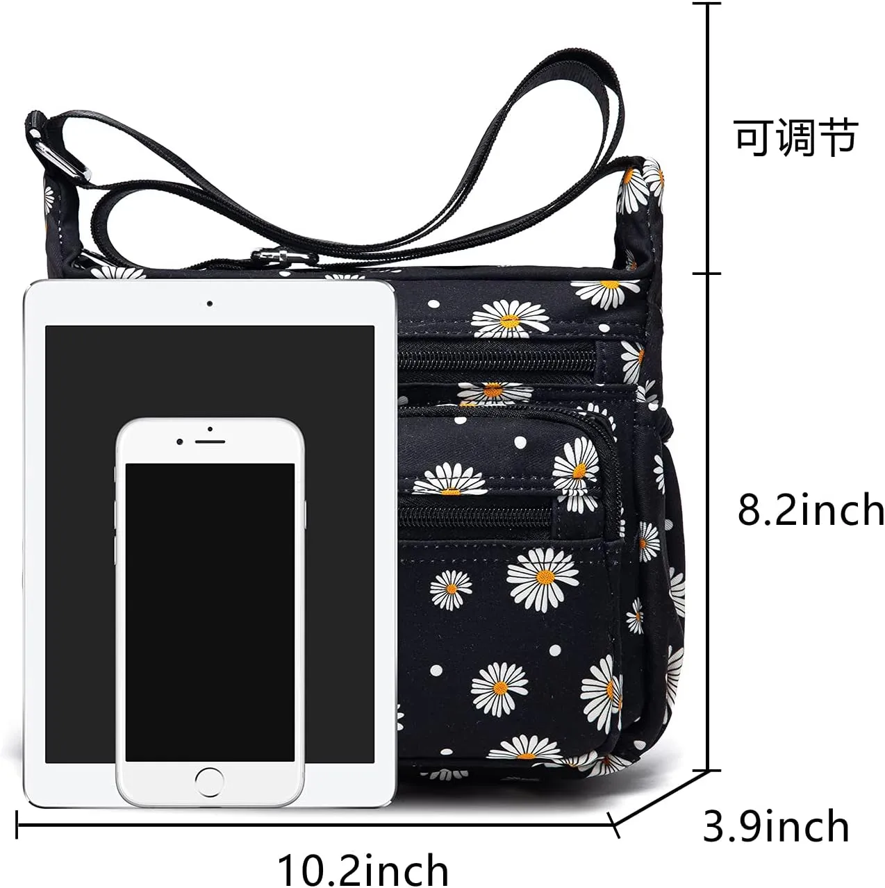 Women Shoulder Handbag Roomy Multiple Pockets Bag Ladies Crossbody Purse Tote Top Handle Satchel