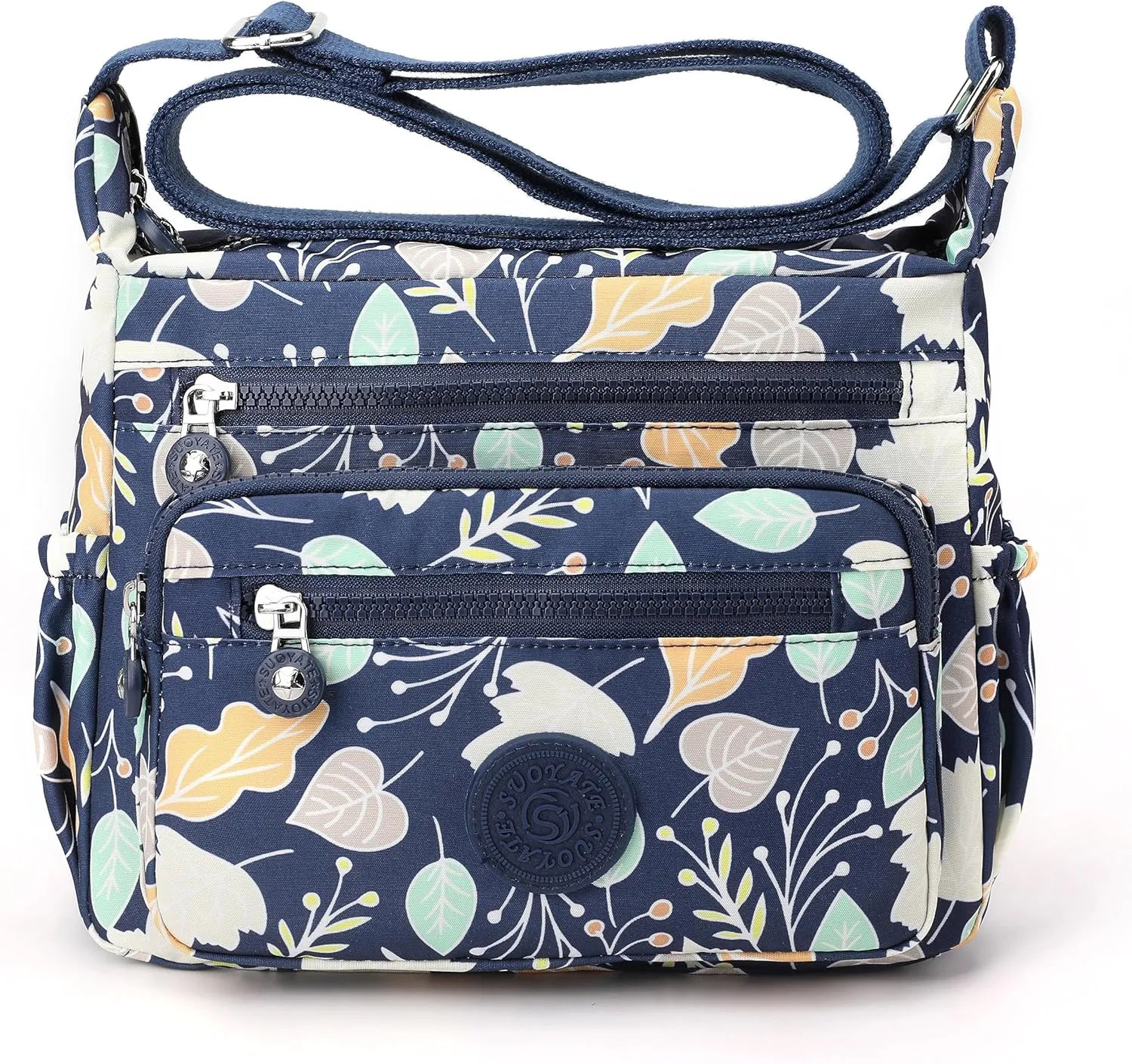Women Shoulder Handbag Roomy Multiple Pockets Bag Ladies Crossbody Purse Tote Top Handle Satchel