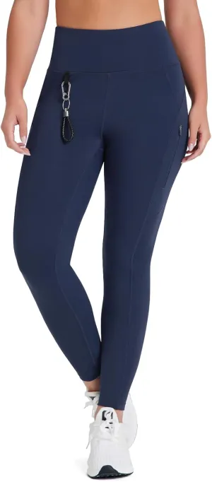 Women's 27" High Waisted Hiking Leggings with Zipper Pockets Tummy Control Workout Running Yoga Cargo Pants