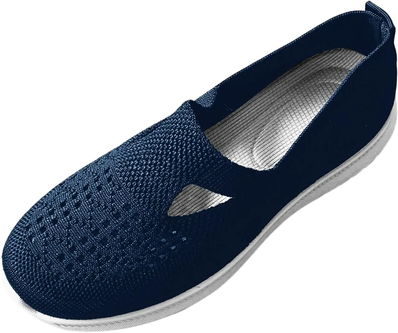 Womens Orthopedic Walking Shoes Slip On Sneakers with Arch Support Comfortable Casual Loafers Plantar Fasciitis Relief Foot Heel Pain Diabetic