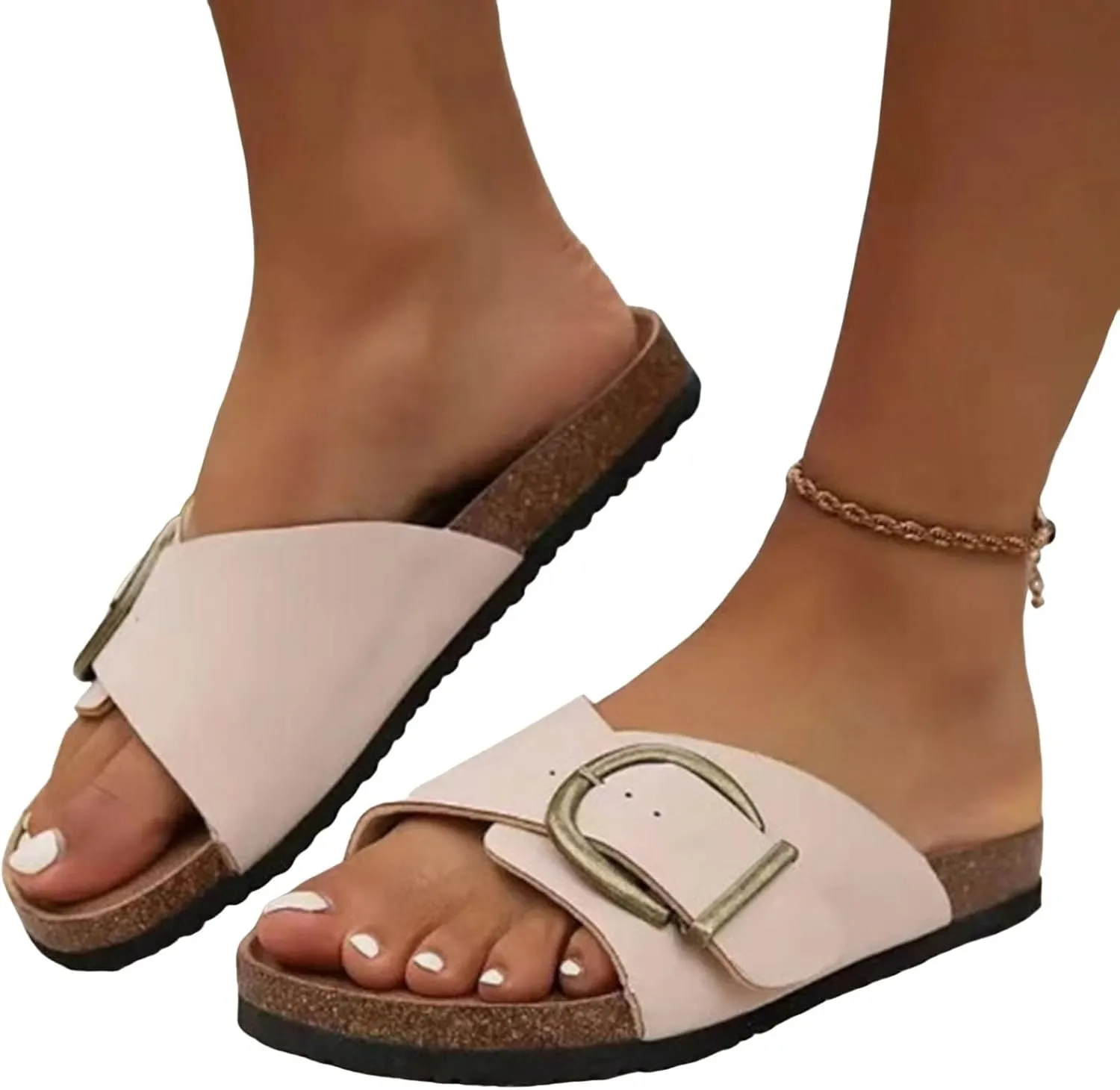 Womens Sandals with Arch Support,2025 Summer Dressy Wedges Shoes for Women Thick Sole Flip Flops With Arch Support Comfortable Walking Sandals Womens Summer Beach Slipper Ladies Thong Sanal