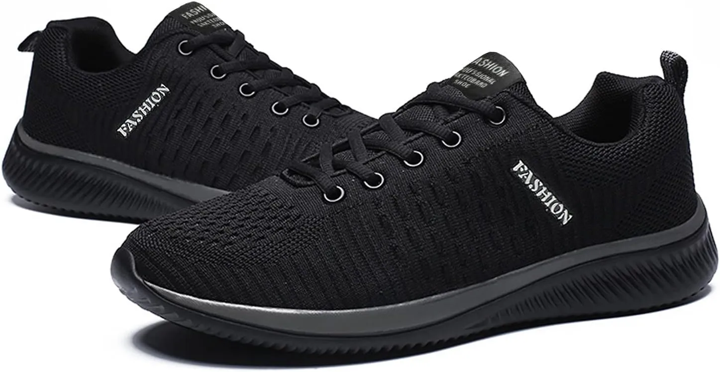 Womens Slip on Walking Shoes Comfort Lightweight Breathable Running Shoes for Women Wide Width Men Casual Dress Shoes Black Sneakers Tennis Shoe Cross Trainer Shoe