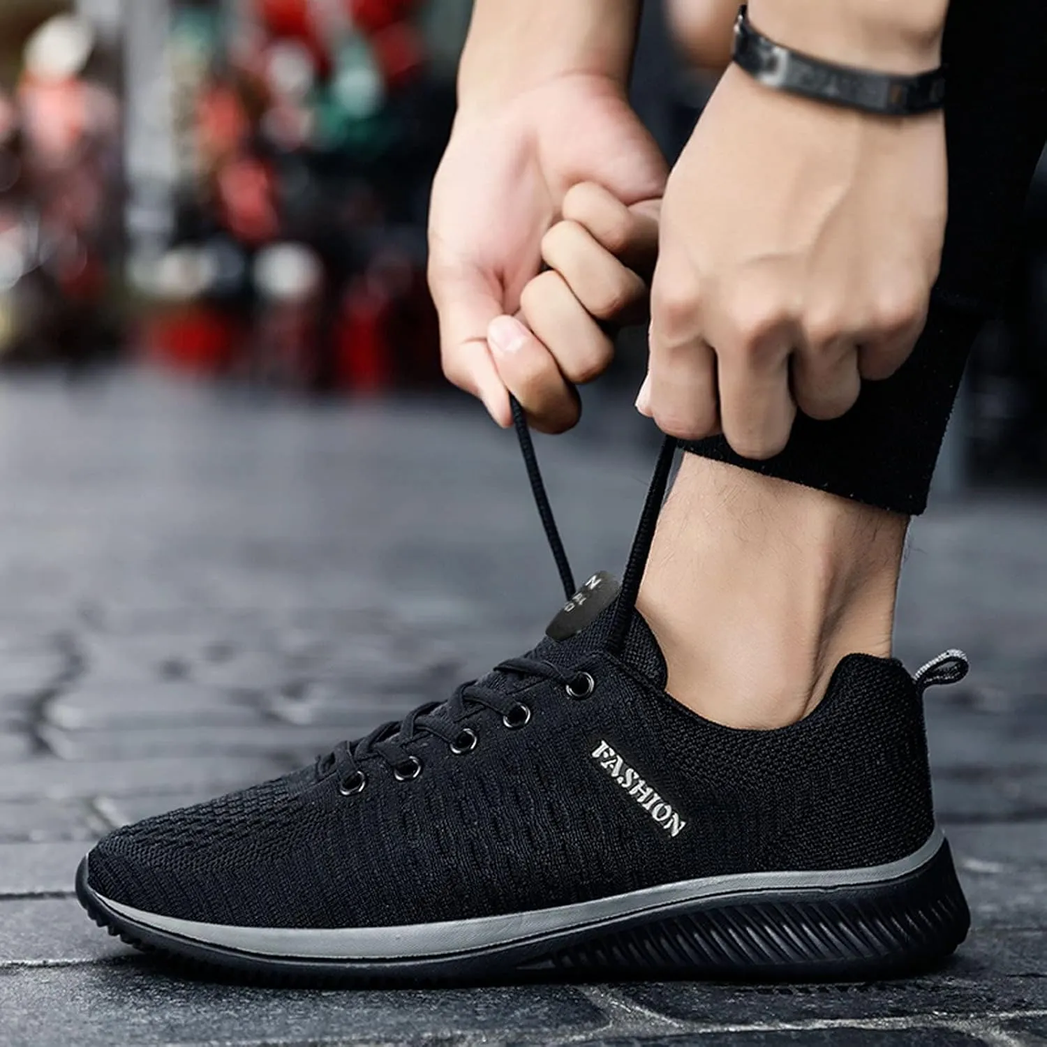 Womens Slip on Walking Shoes Comfort Lightweight Breathable Running Shoes for Women Wide Width Men Casual Dress Shoes Black Sneakers Tennis Shoe Cross Trainer Shoe