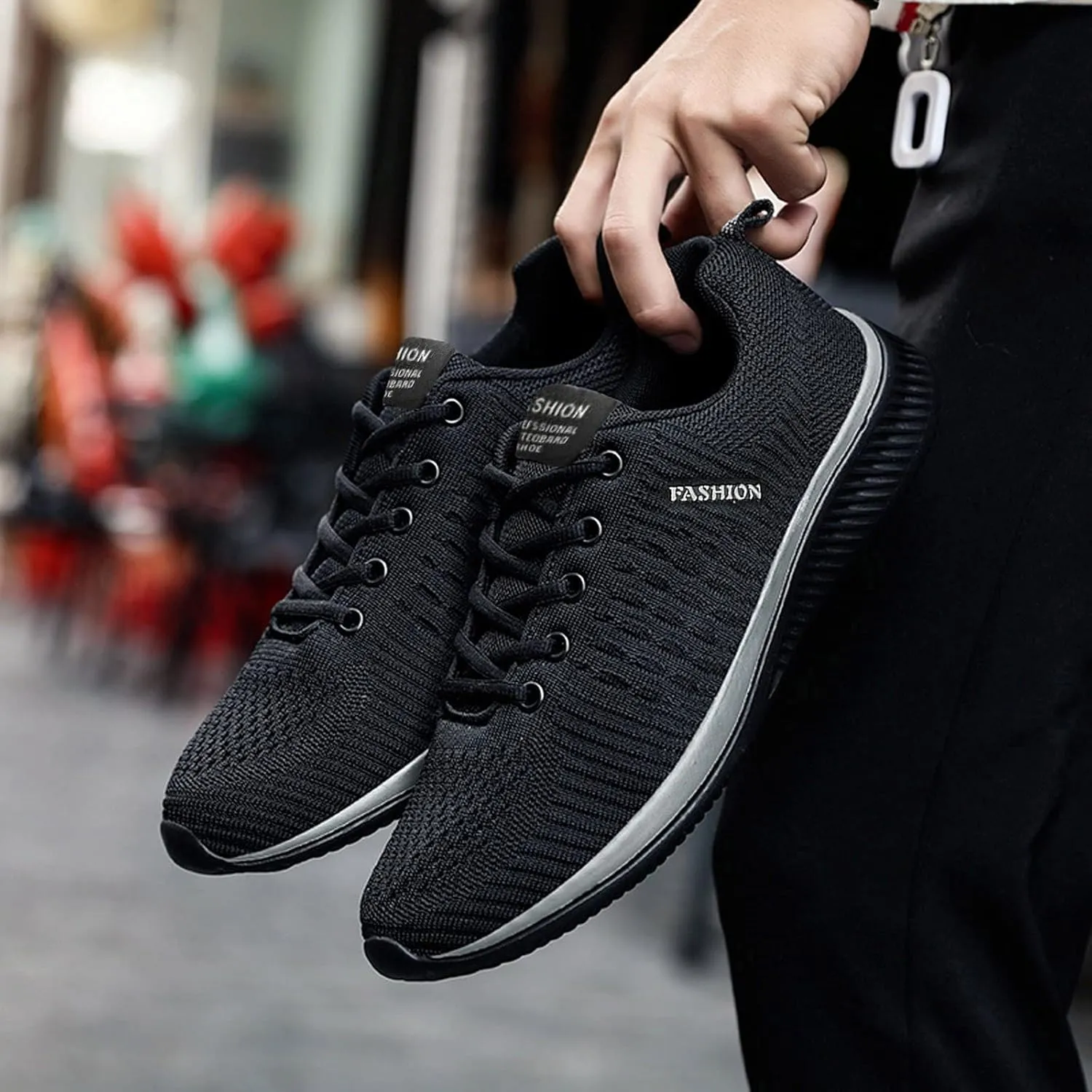 Womens Slip on Walking Shoes Comfort Lightweight Breathable Running Shoes for Women Wide Width Men Casual Dress Shoes Black Sneakers Tennis Shoe Cross Trainer Shoe