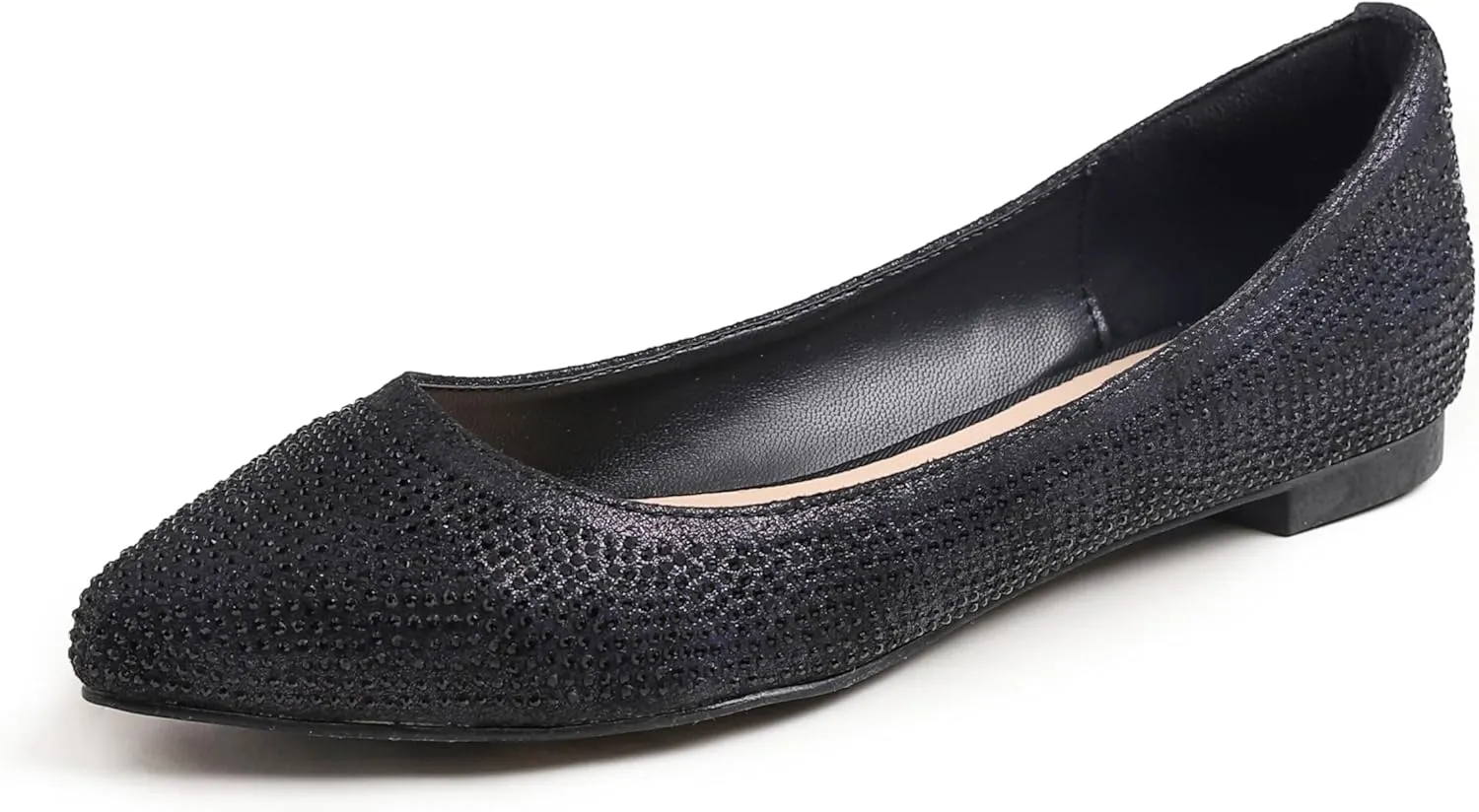 Women's Super Sparkle Bling Party Ballets Wedding Bridal Shiny Dress Flats Rhinestone