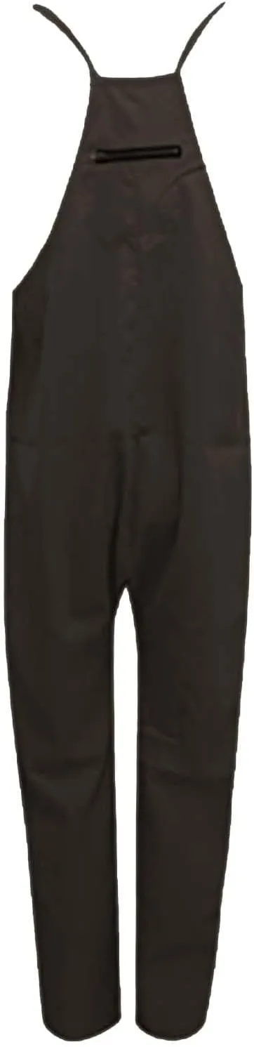 Women's V Neck Sleeveless Jumpsuits Spaghetti Straps Harem Long Pants Overalls with Pockets