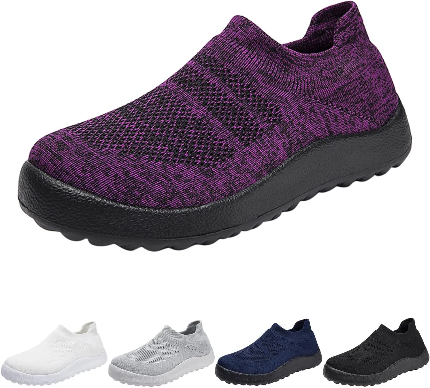 Women's Walking Shoes Cushion Comfortable Breeze Shoes Womens Running Shoes Dressy Shoes Dressy Casual White Sneakers Brown Tennis Shoe Loafers Dress Shoe