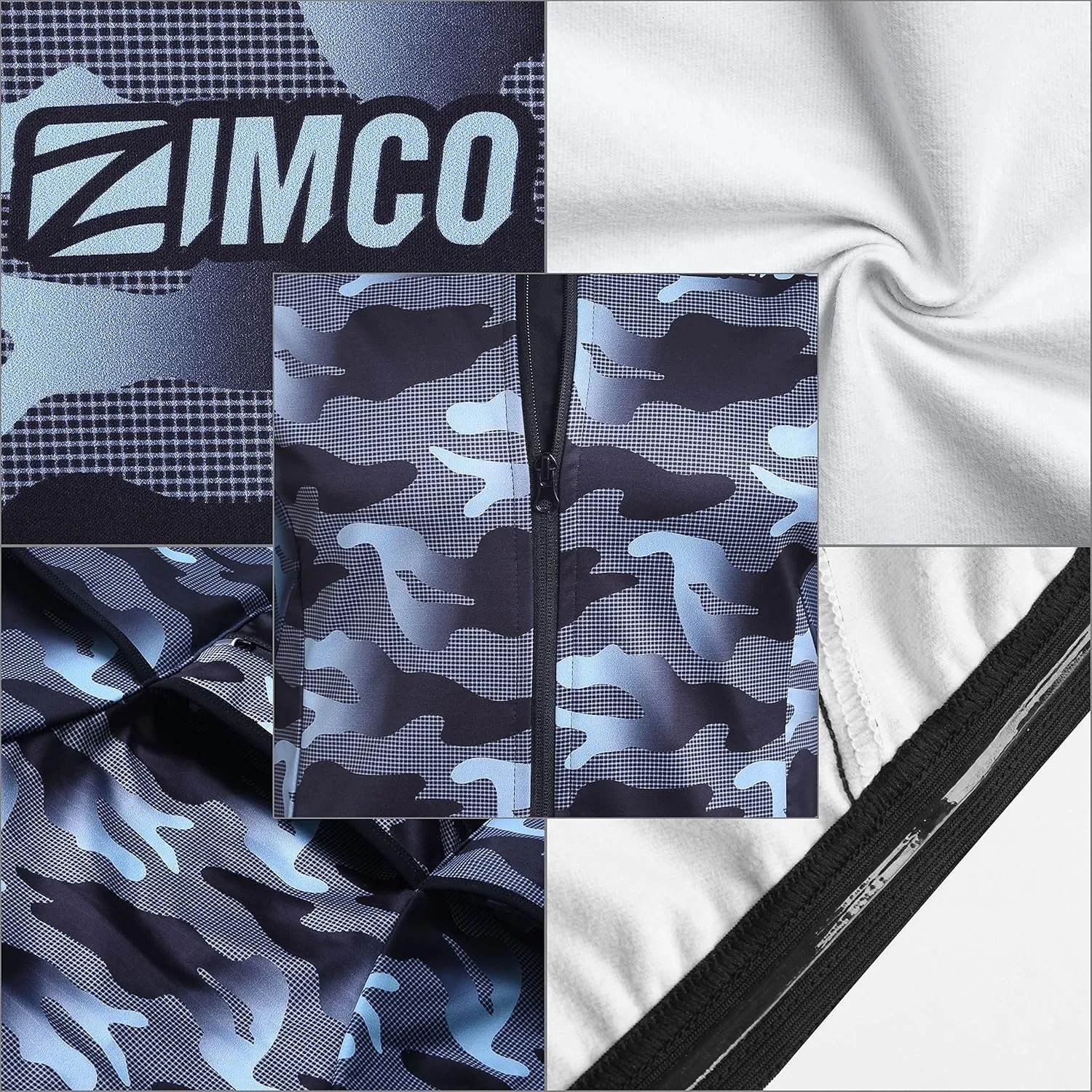 Zimco Pro Men Winter Cycling Jackets High Viz Bicycle Jersey Windproof Thermal Insulated Jacket